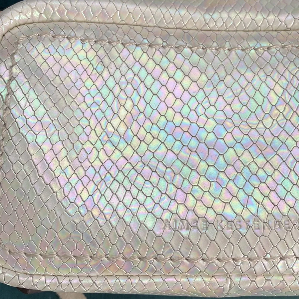 Aimee Kestenberg Cooper Hologram Snake Embossed Leather Crossbody Bag - Picture 1 of 14